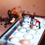 Playing with miniature people photography