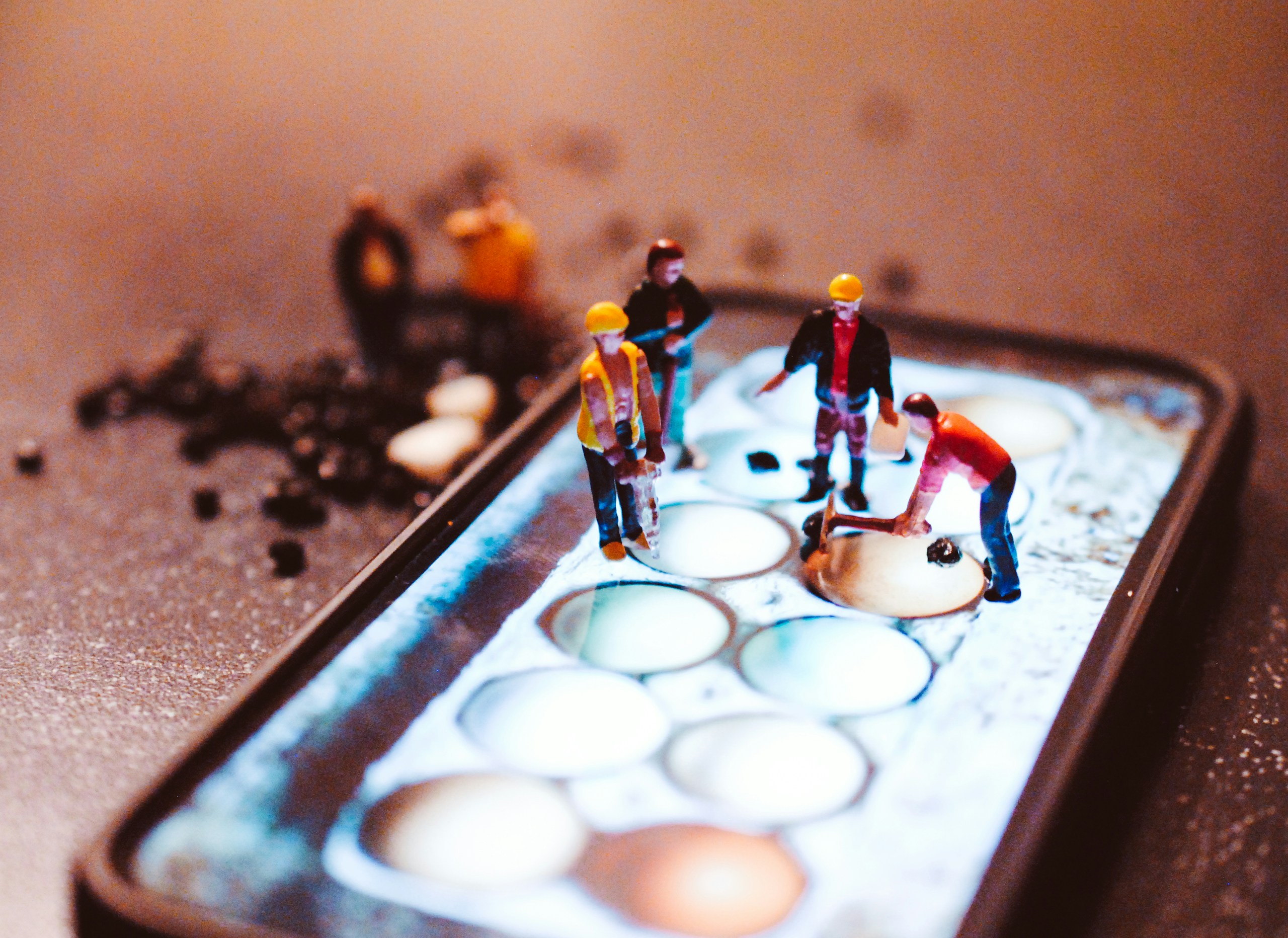 Playing with miniature people photography
