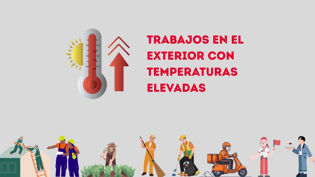 Si trabajas en el exterior… ¡Activa un protocolo de trabajos durante olas de calor y altas temperaturas!