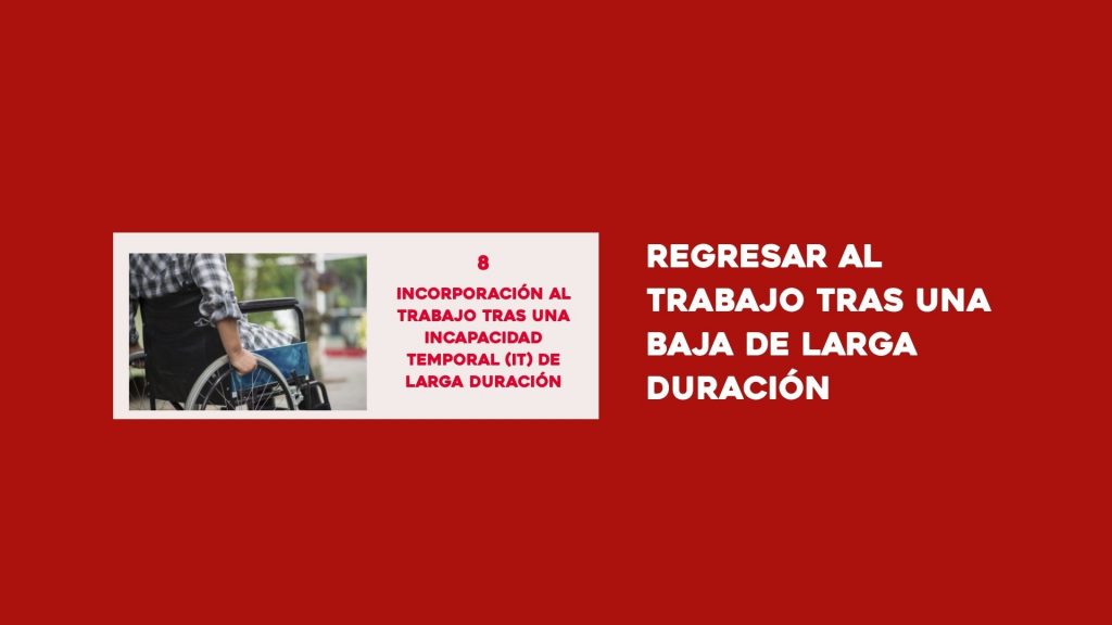 Protocolo «Incorporación al trabajo tras una baja de larga duración»