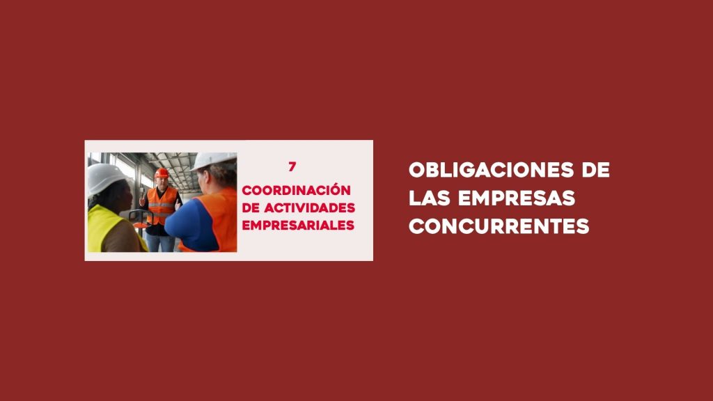 CAE. Concurrencia de personas trabajadoras de varias empresas en un centro de trabajo