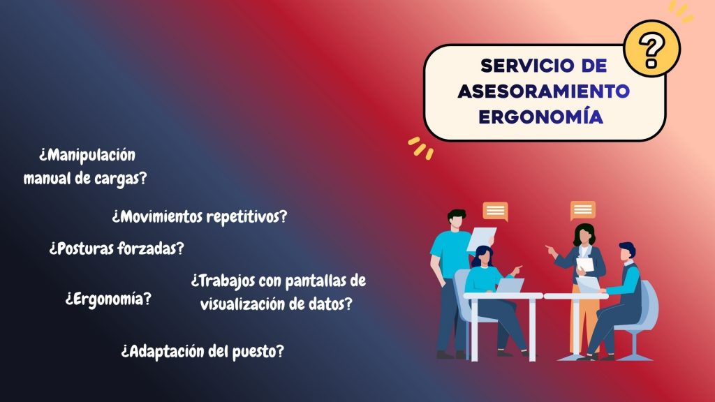 UGT Aragón. Servicio gratuito de asesoramiento sobre riesgos laborales y ergonomía en los centros de trabajo