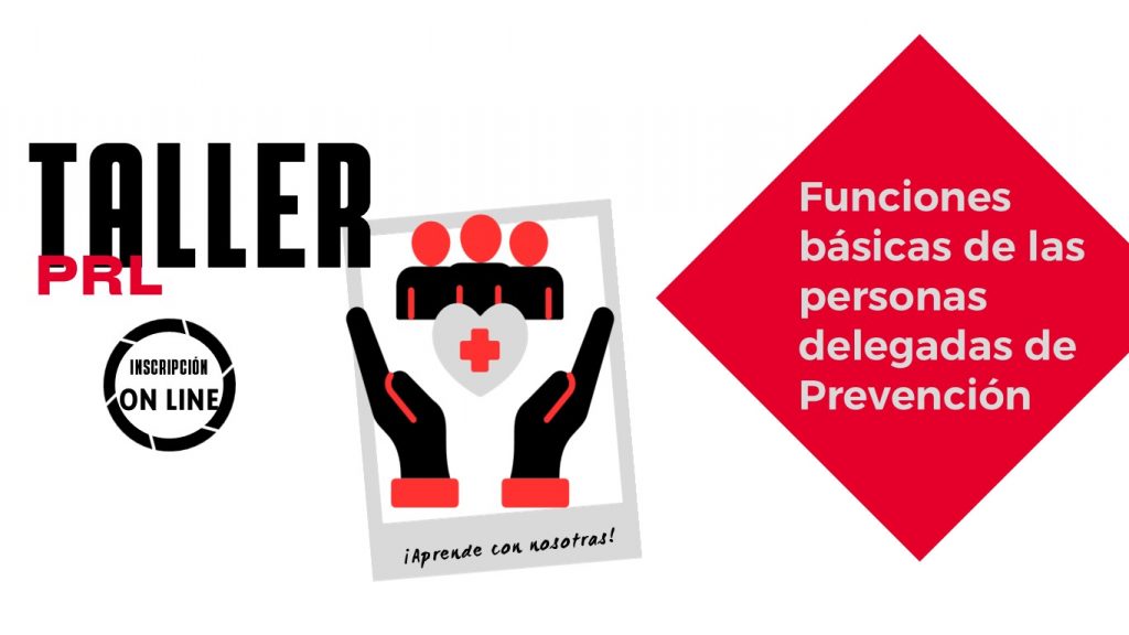 UGT Aragón. Taller «Funciones básicas de las personas delegadas de prevención» en Huesca